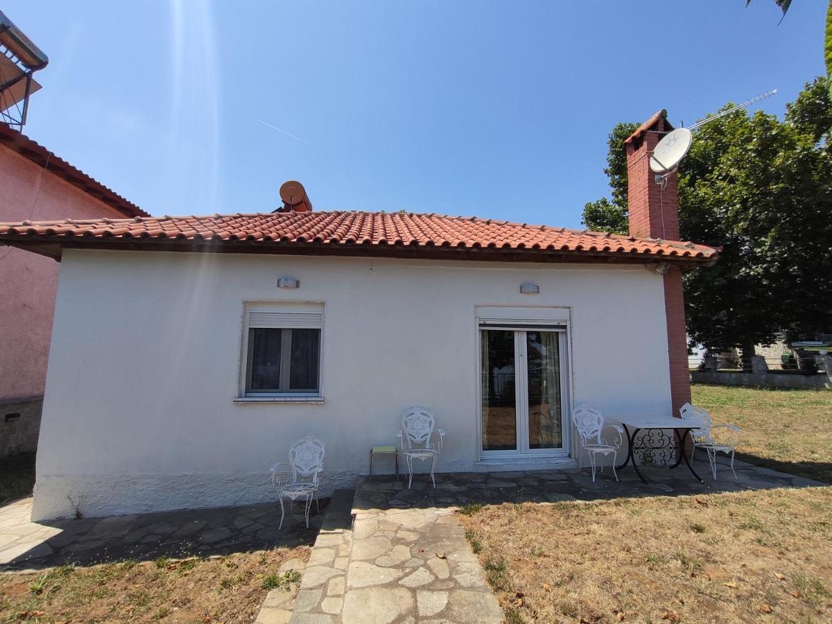 White Clam Vintage House With Sea View & Garden Villa Makrygialos Ngoại thất bức ảnh